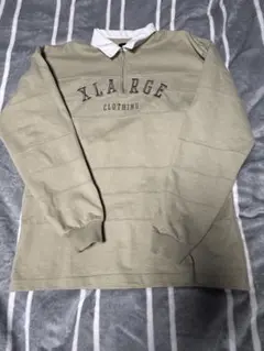 XLARGE Mサイズ オリーブトレーナー★ユニセックス