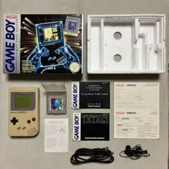 【海外版】初代ゲームボーイ本体　箱付き　テトリス同梱　DMG-01　任天堂　萬信