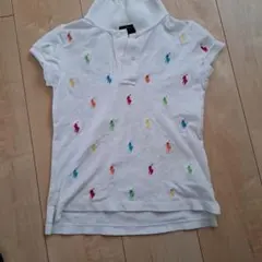 POLO RALPH LAUREN カラフル刺繍ポロシャツ