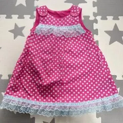 H&M　ドットワンピース　水玉　ピンク　ミニー　パルパルーザ　サイズ92