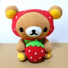 リラックマ　 いちご 　ぬいぐるみ 貯金箱