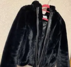 EGOIST 毛皮ファーコート ブラック