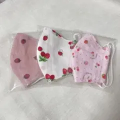 ハンドメイド 子供用 マスク 3枚セット