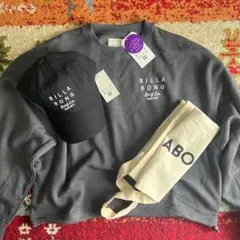 BILLABONG 3点セット スウェット トレーナー キャップ