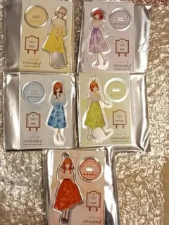 五等分の花嫁∬　ランダムアクリルスタンド　5種セット