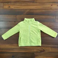 ユニクロ　ドット柄　フリースジャンパー