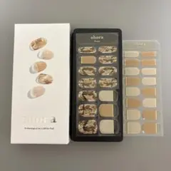 【未使用】ohora ネイルシール ベージュ・マーブル