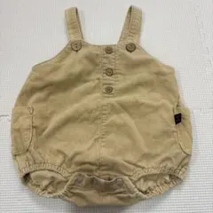 tete a tete コーデュロイ ベージュ サロペット70