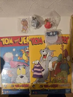 トムとジェリー キャンバス風ボード フィギュア　キーホルダーなど　まとめ売り