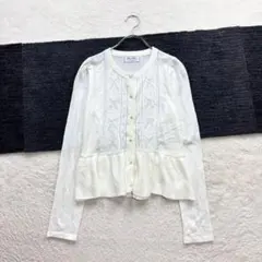 薄手カーディガン 柄