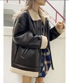 WEB限定完売品【美品】gyda フェイクレザーボンバージャケット