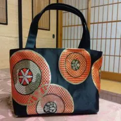 帯リメイクトートバッグハンドメイド