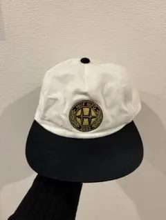 HUF キャップ ホワイト/ブラック 2002年製