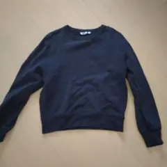 トレーナー スウェット ユニクロ サイズ L 裏起毛トショートミドル