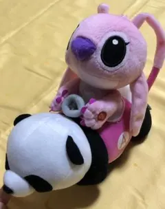 ディズニー⭐️スティッチエンジェルトコトコパンダカー⭐️難あり⭐️