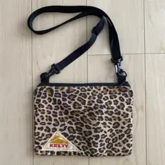 KELTY ケルティ DP フラットポーチSM レオパード柄 美品