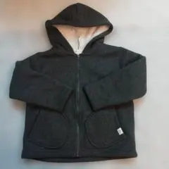 kurashic casual 裏ボワパーカー 120 ダークグレー