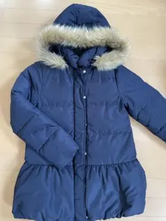 GU ダウンコート ネイビー 150 女の子