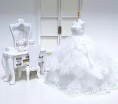 一点物♥ミニチュアウェディングドレス✿Diamond Dust✿