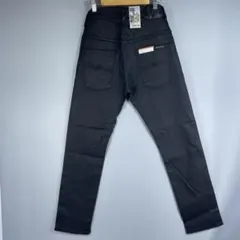 新品タグ付 ヌーディージーンズ Thin Finn W31 L30 黒 ブラック