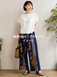 コシノジュンコ浴衣反物リメイクパンツ