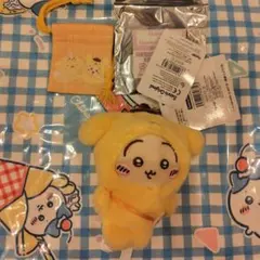 サンリオ ちいかわ コラボ うさぎ ポムポムプリン マスコット　購入特典つき