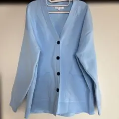 GLOBAL WORK ライトブルー カーディガン Lサイズ
