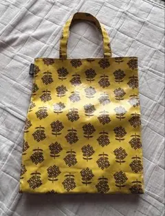 ROOTOTE 花柄トートバッグ イエロー
