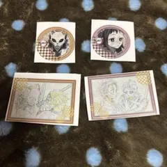 鬼滅の刃 ufotable DINING ステッカー 錆兎 真菰