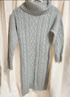 【新品未使用】axes femme アクシーズファム系　ニットワンピースLサイズ