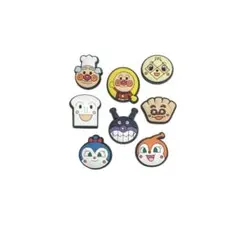 クロックス ジビッツ アンパンマン 顔 8個 バラ売り可のサムネイル