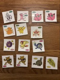 ポケモンパンシール　5弾　14枚セットと12弾ケーシィ