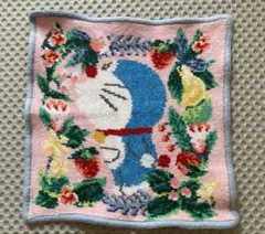 ドラえもん ハンカチ 花柄刺繍