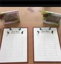 ゲストブック   芳名帳 結婚式