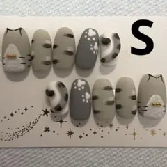 ショートオーバル 1.8cm S ねこ