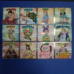 ワンピースマンシールワノ国編１２枚セット!!!