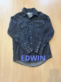 EDWIN ウエスタンシャツ　デニム　Sサイズ
