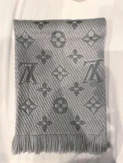 【未使用品】　ルイ・ヴィトン　エシャルプ　ロゴマニア　マフラー　グレー