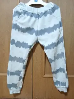 ボーダー柄デザイン長ズボン 130cm