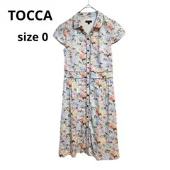 【TOCCA】 リバティ花柄 ワンピース トッカ ブルーのサムネイル