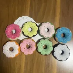 フェルト☆ハンドメイド☆ドーナツセット☆8個