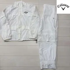 callaway セットアップ　レインウェア　ゴルフ　キャラウェイ　XL 白