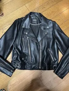 ZARA ブラック ライダースジャケット訳あり