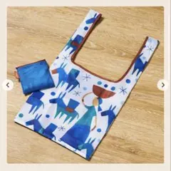 新品　2026 カルディ　エコバッグ　トートバッグ　ブルー