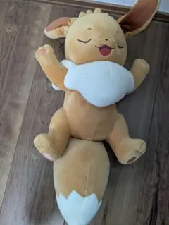 Pokémon Sleep mocchiri Eevee plush from Pokémon Center Japan, listed second-hand on Mercari