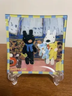 新品 未使用【リサとガスパール　デパート】 ガラストレー