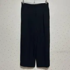 UNIQLO ユニクロ　ワイドパンツ 黒　L
