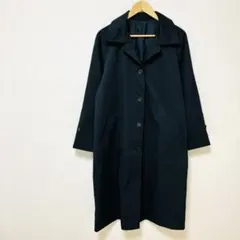 【ジーユー】バルマカーンコートXL大きいサイズ　黒ブラック　ロング　ステンカラー