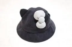 【極美品】大人用　58㎝　キティ　ユニバ　USJ　バケットハット　ファンキャップ