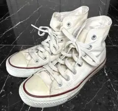 オールスター コンバース ハイカットスニーカー ホワイト 23.5㎝ユニセックス